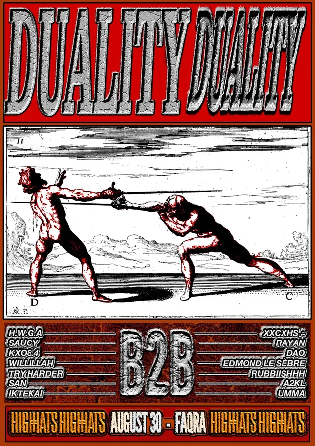 Duality poster, Faqra, 30 Aug 2025