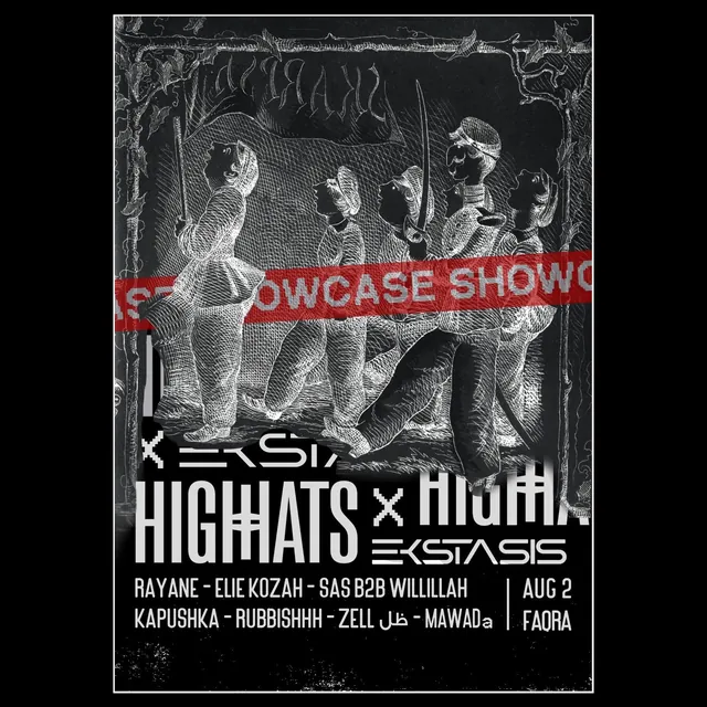 HHC X EKSTASIS - Outdoor Event poster, Faqra, 2 Aug 2024