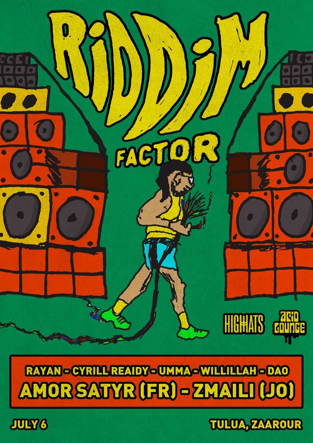 Riddim Factor poster, Tulua, 6 Jul 2025