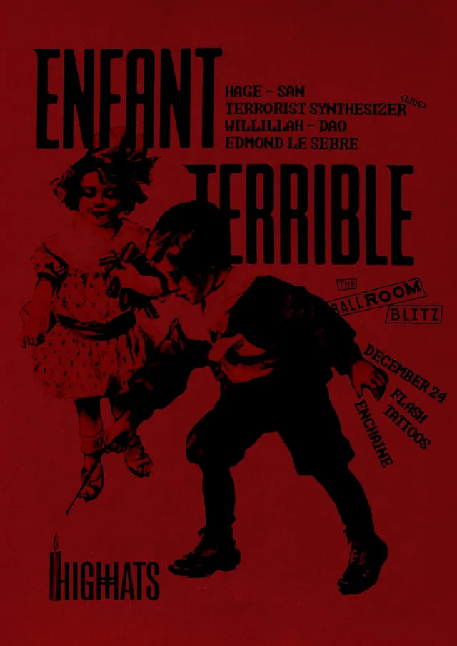L'Enfant Terrible poster, The Ballroom Blitz, 24 Dec 2024